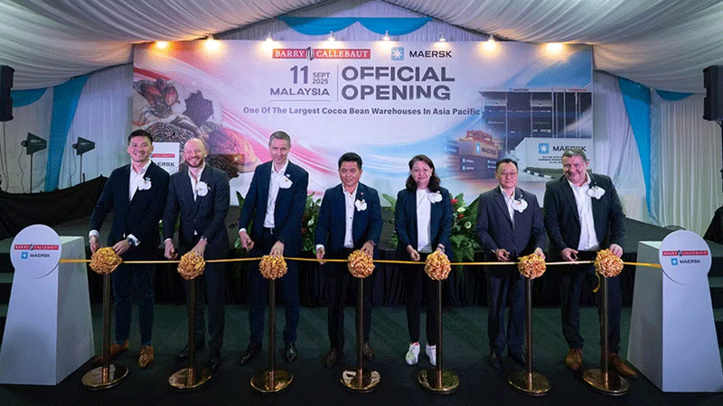 Barry Callebaut and Maersk unveil Asia Pacific’s largest cocoa bean warehouse