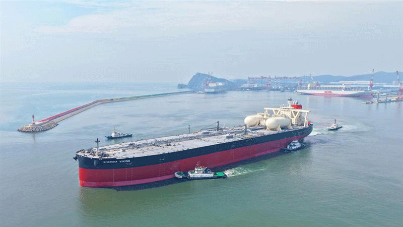 MOL holds naming ceremony for newbuilding dual-fuel VLCC