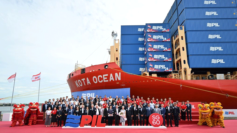 PIL marks Singapore’s independence with SG60 container ship