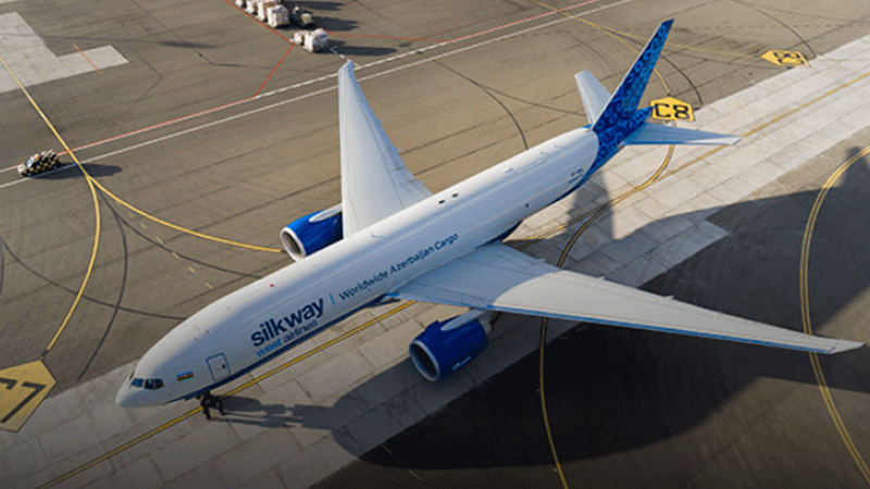 Silk Way West Airlines welcomes third Boeing 777 Freighter to Baku