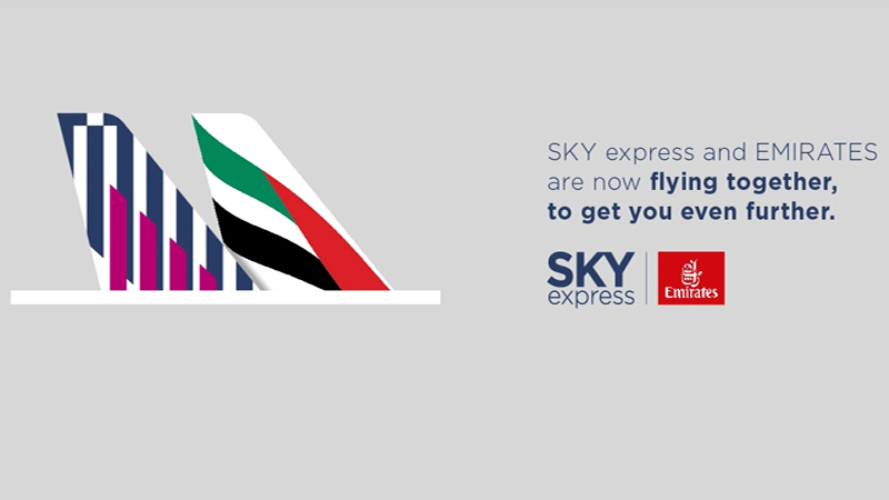 SKY express signs strategic partnership with Emirates