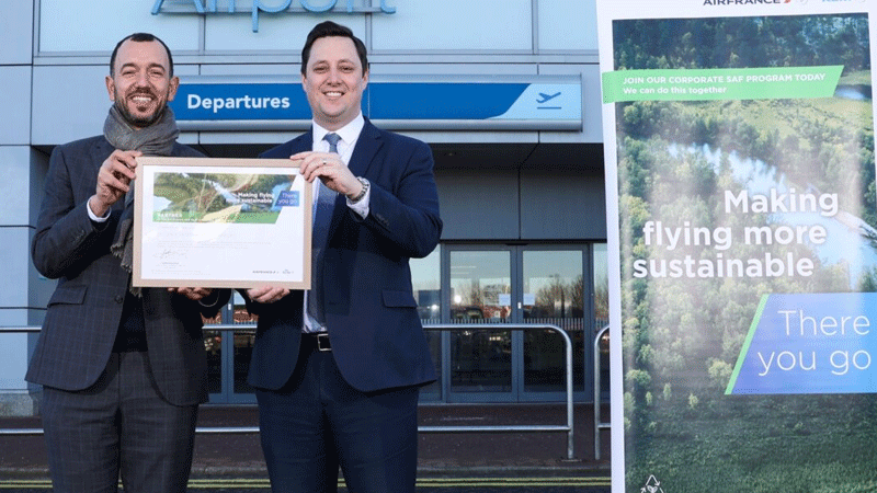Teesside becomes UK’s first airport to sign Green Aviation Fuel agreement